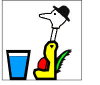 animated gif drinking duck 18k